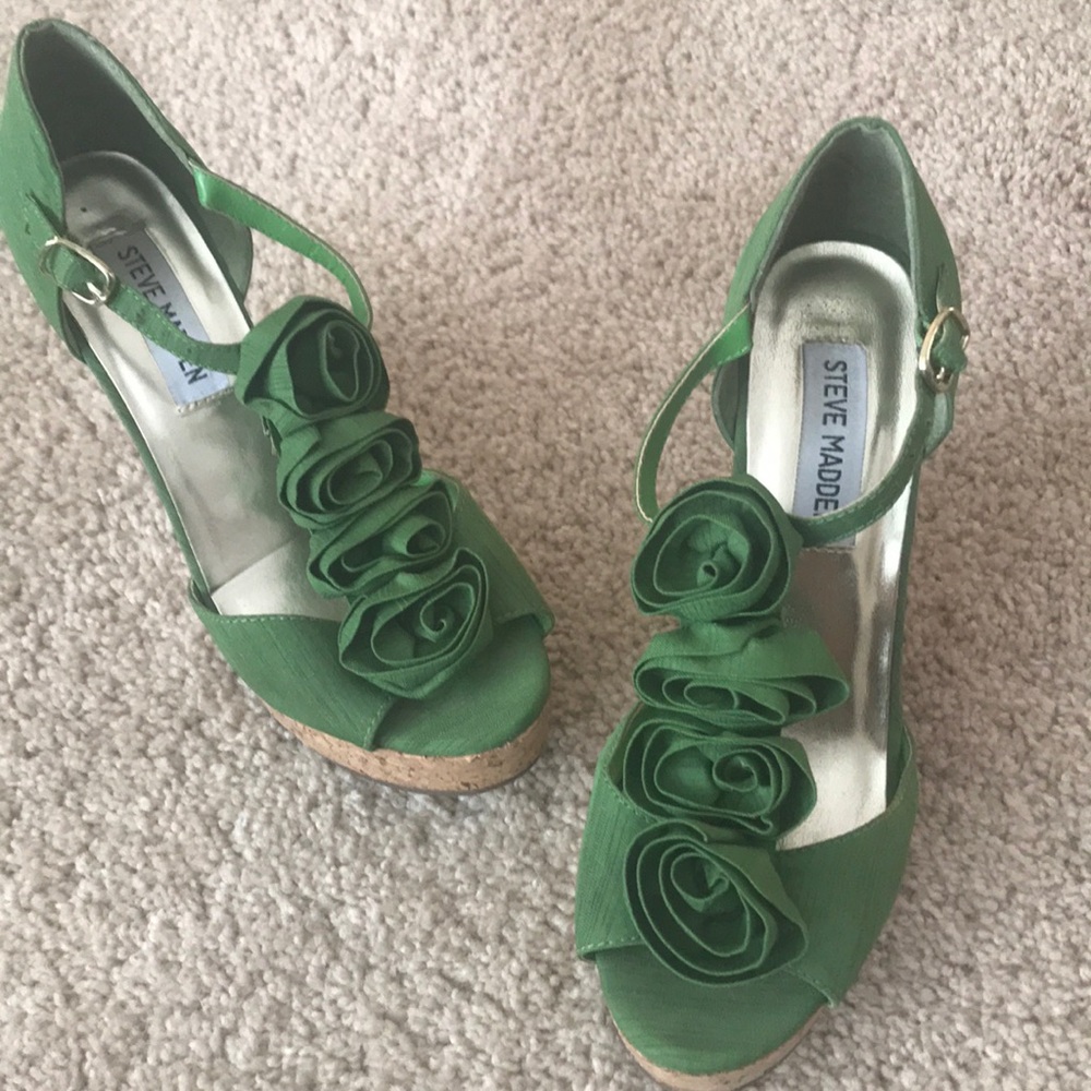 Steve Madden Cork Wedges